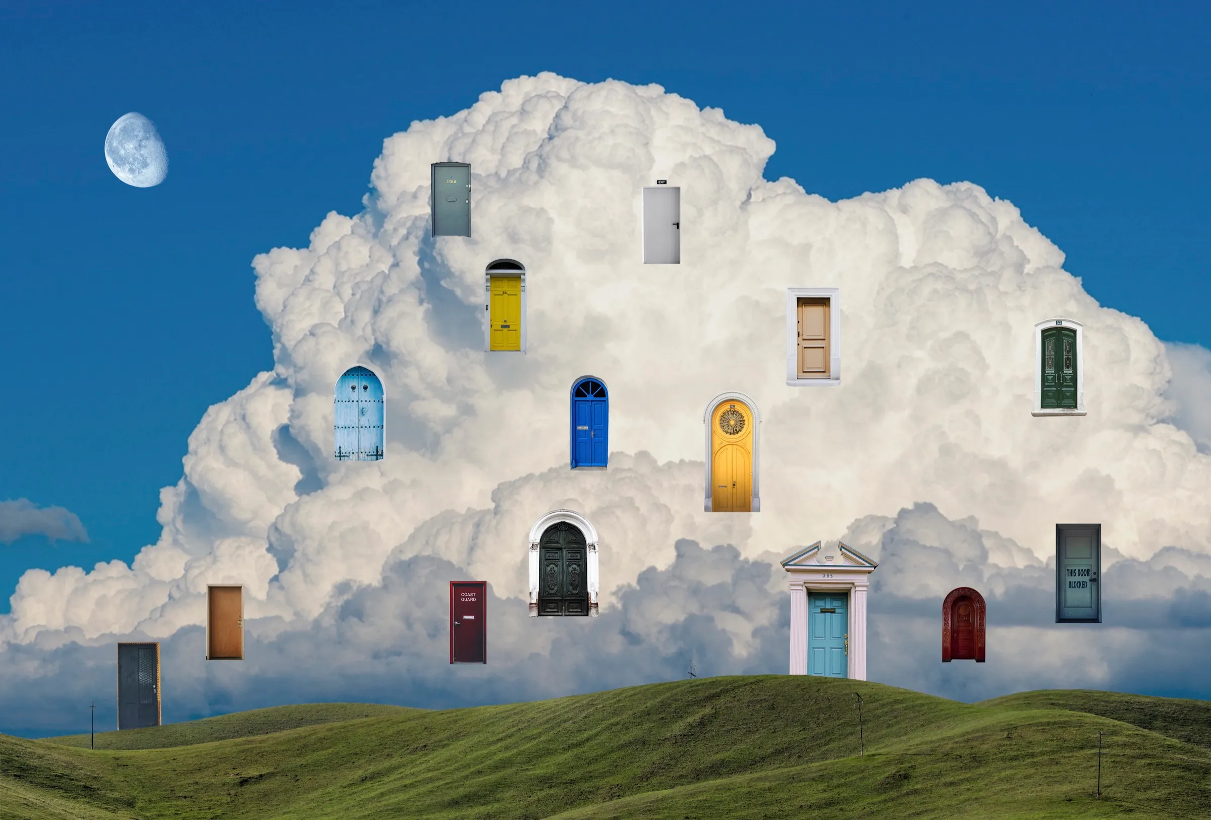 Cloud Moon Doors